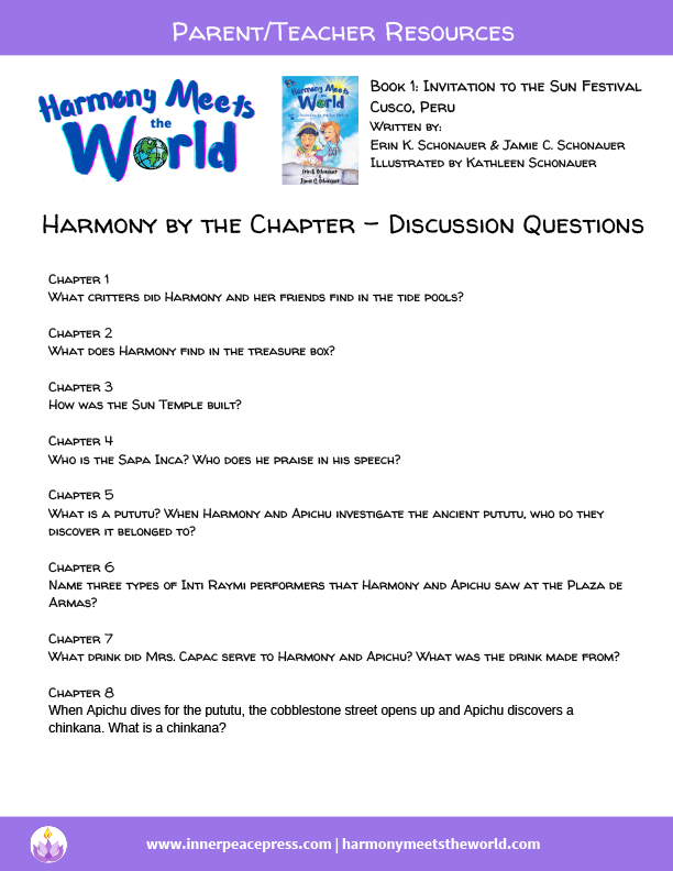 Discussion Questions - Book 1