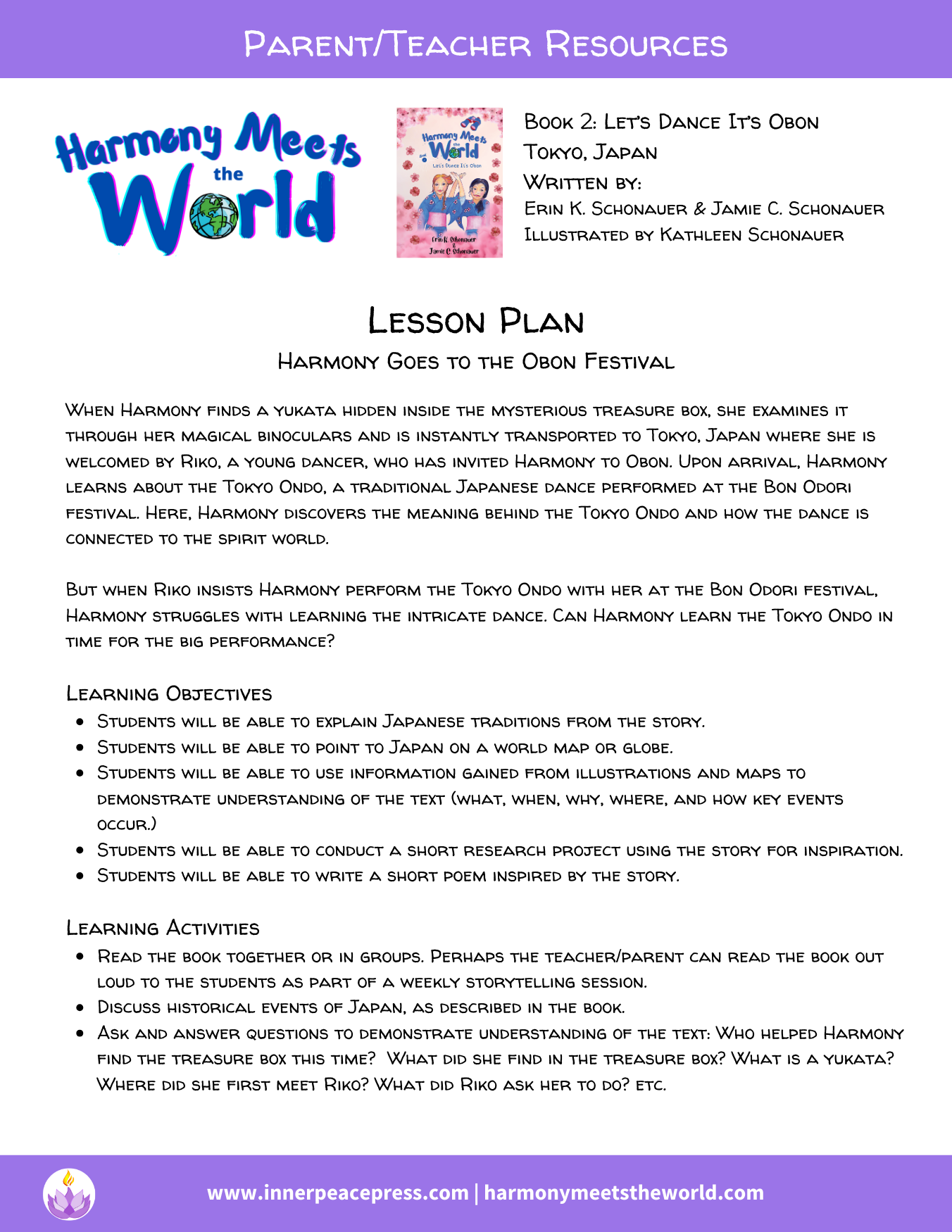 Lesson Plan - Book 2