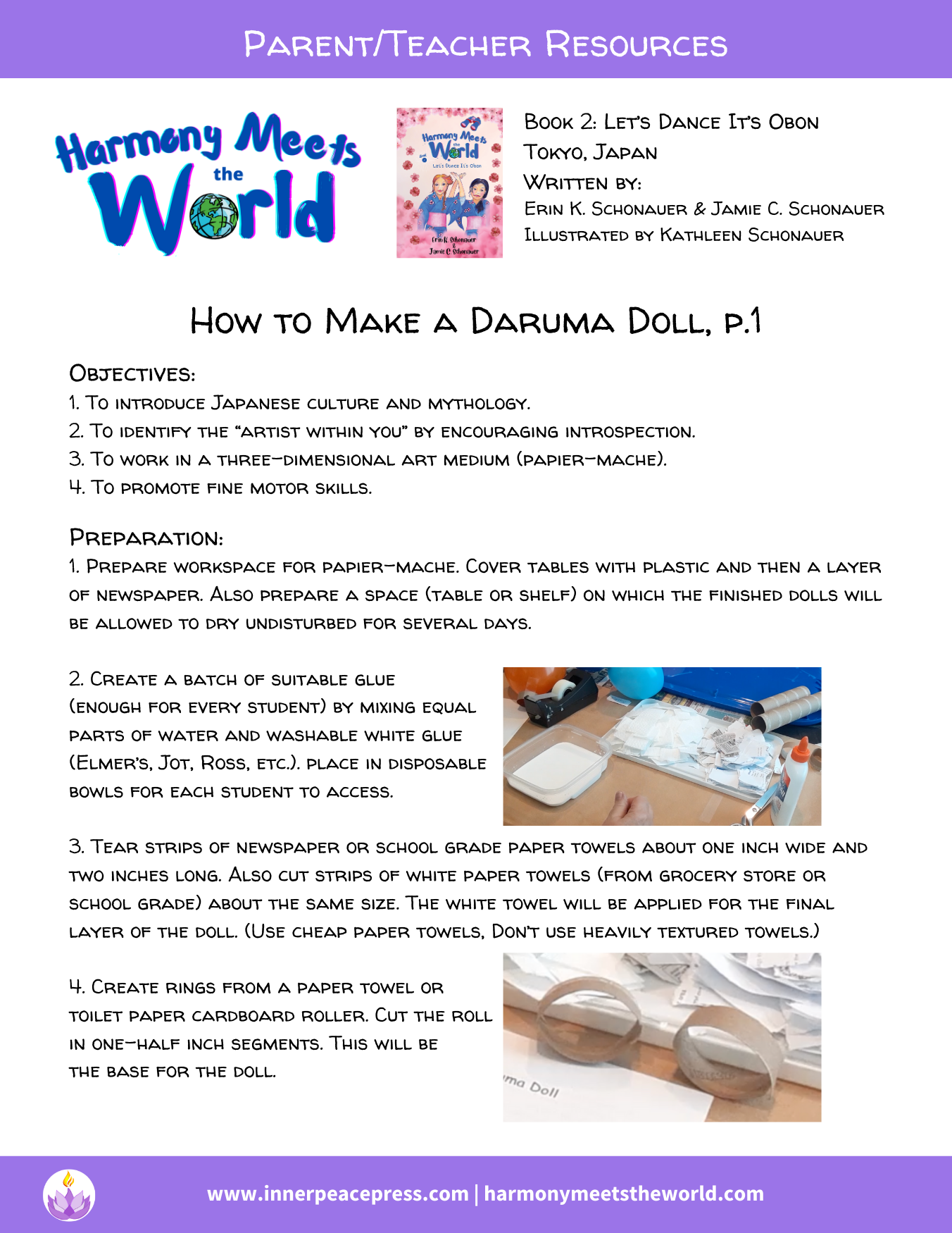 Making a Daruma Doll